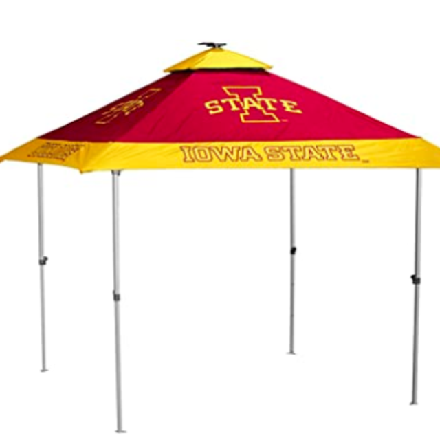 NCAA IA State Pagoda Canopy (No Lights), Multi, One Size