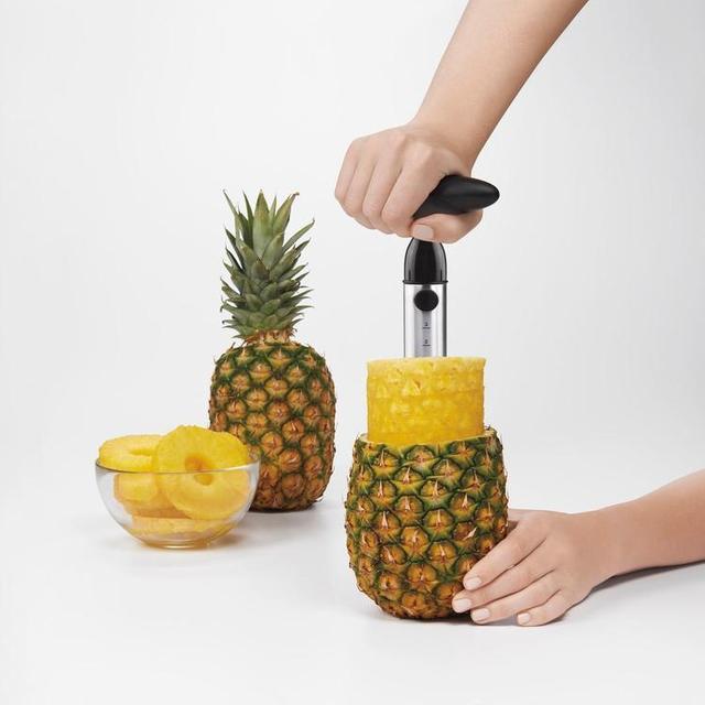 Pineapple Corer, [Upgraded, Reinforced, Thicker Blade] Newness Premium Pineapple Corer Remover, Stainless Steel Pineapple Core Remover Tool for Home & Kitchen with Sharp Blade for Diced Fruit Rings