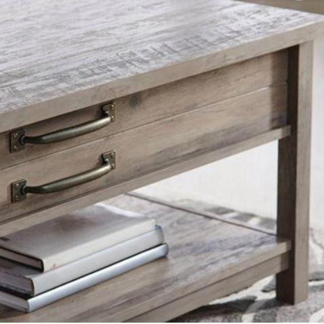 Modern Farmhouse Lift-Top Coffee Table, Rustic Gray Finish, Better Homes & Gardens