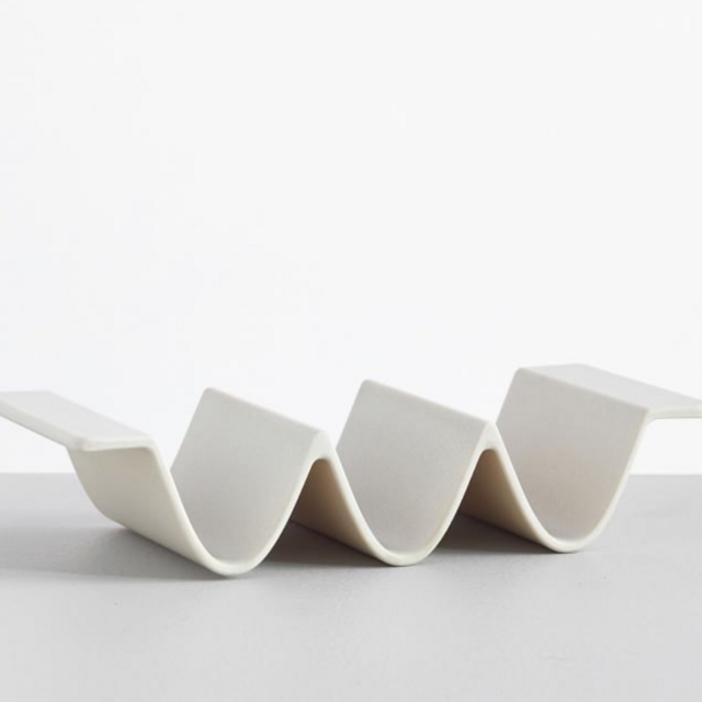 Mason Modern Melamine Taco Holder - Ivory