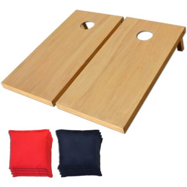 GoSports Regulation Size Wooden CornHole Set