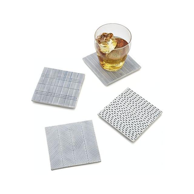 Set of 4 Linea Tile Coasters