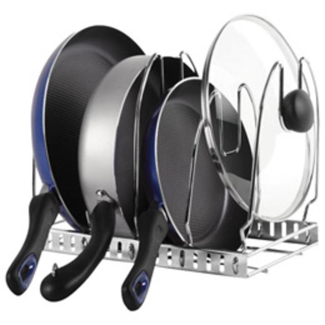 Chrome Cookware Organizer