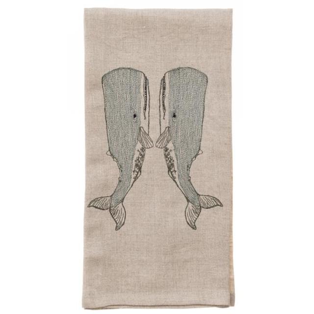 Whale Love Tea Towel