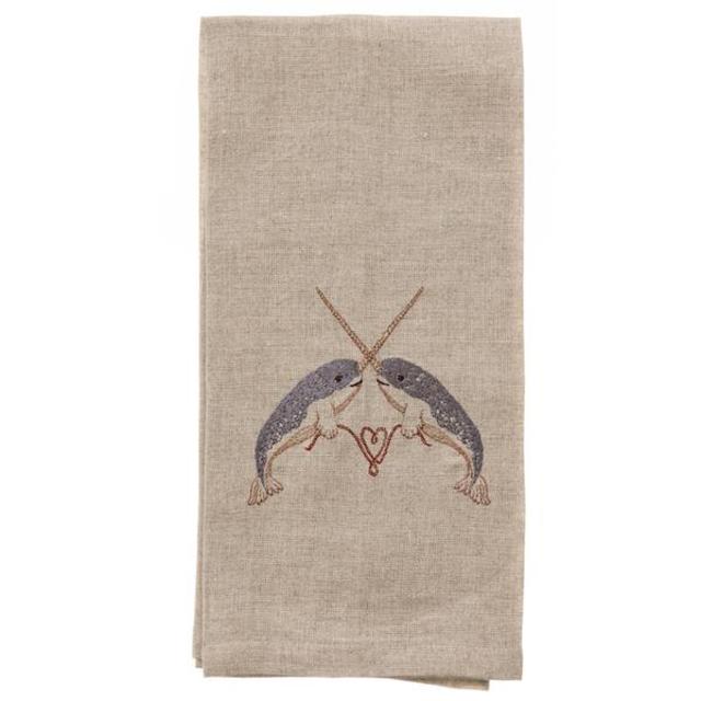 Narwhal Love Tea Towel