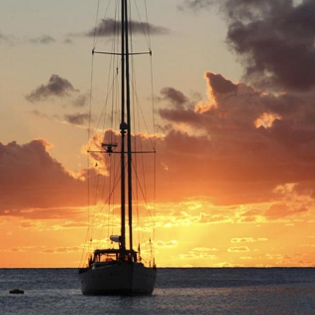 Romantic sunset cruise