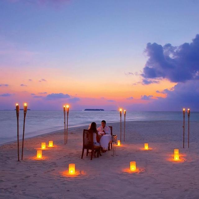 Dine by candlelight