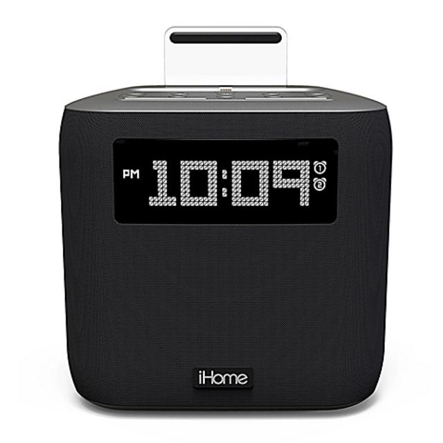 iHome® iPL24 Dual Alarm FM Clock Radio with Lightning Connector