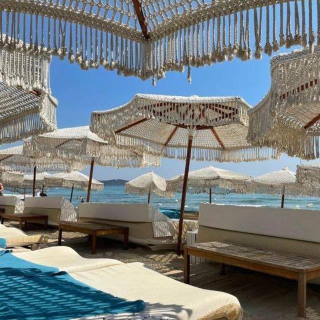Beach Club Drinks in France