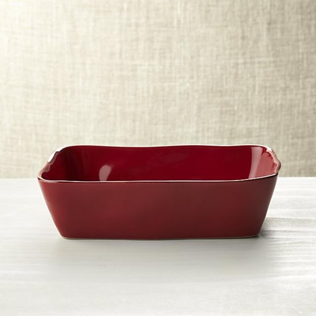 Marin Red 10"x7" Baking Dish