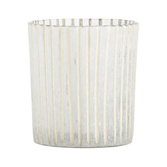 Minx Ovals Frosted Glass Votive Candle Holder