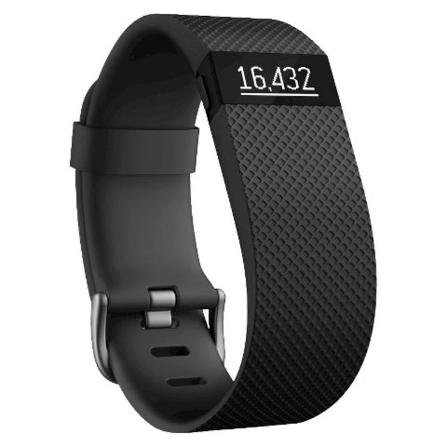 Fitbit Charge HR Heart Rate and Activity Tracker & Sleep Wristband Small - Black (FB405BKST)
