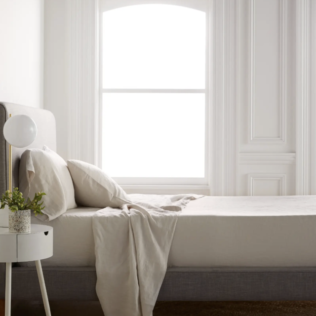 European Linen Sheet Set (Size: King, Color: Sand)