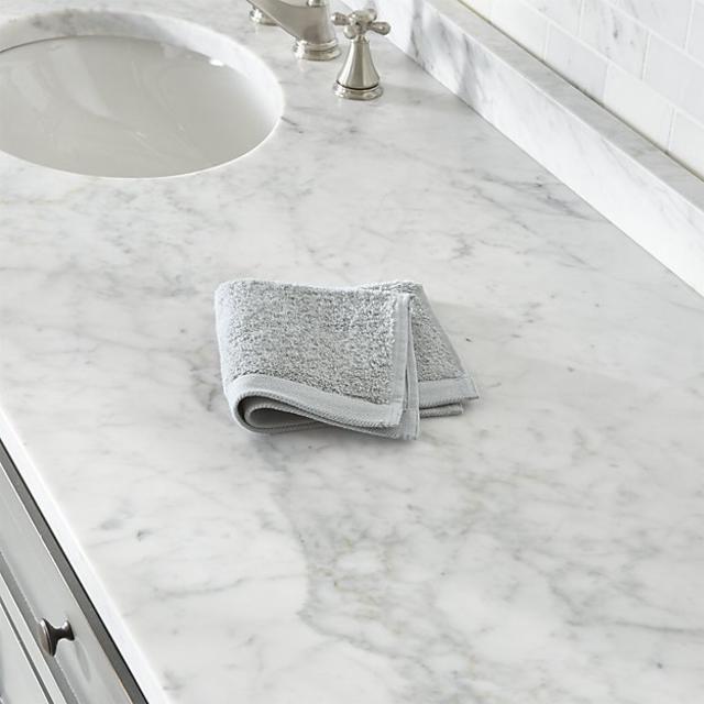 Egyptian Cotton Grey Washcloth