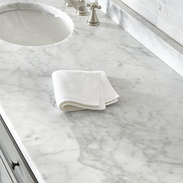 Turkish Cotton White Washcloth