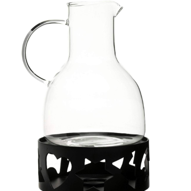 Sagaform 5015683 Glass Carafe with Warmer