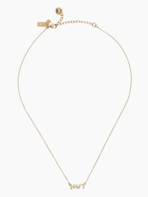 say yes "mrs" necklace