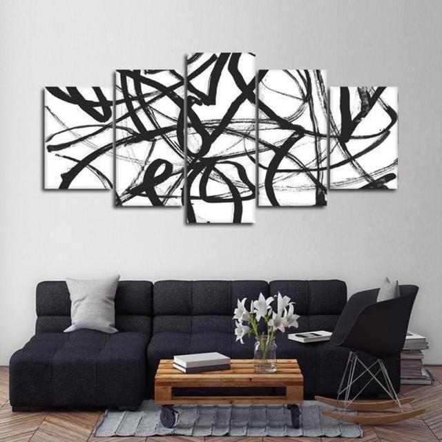 Abstraction Multi Panel Canvas Wall Art
