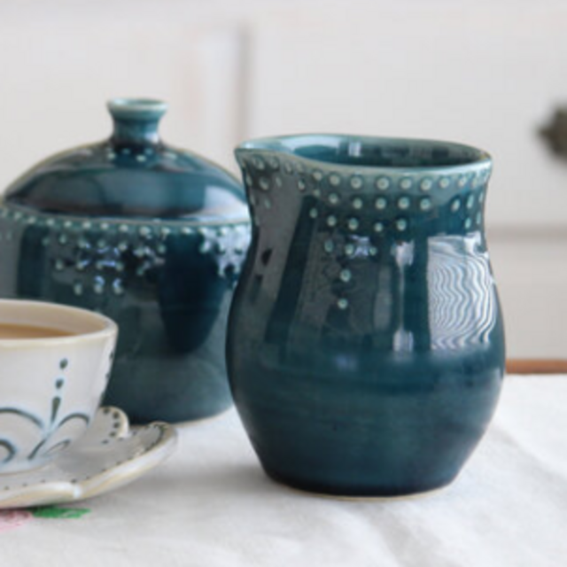Sugar & Creamer Set - Deep Sea Blue