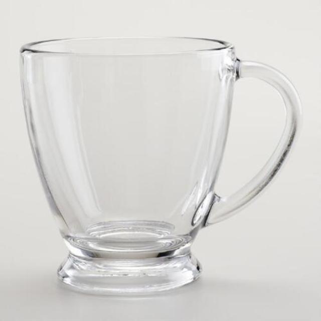 Ava Glass Mugs, Set of 2