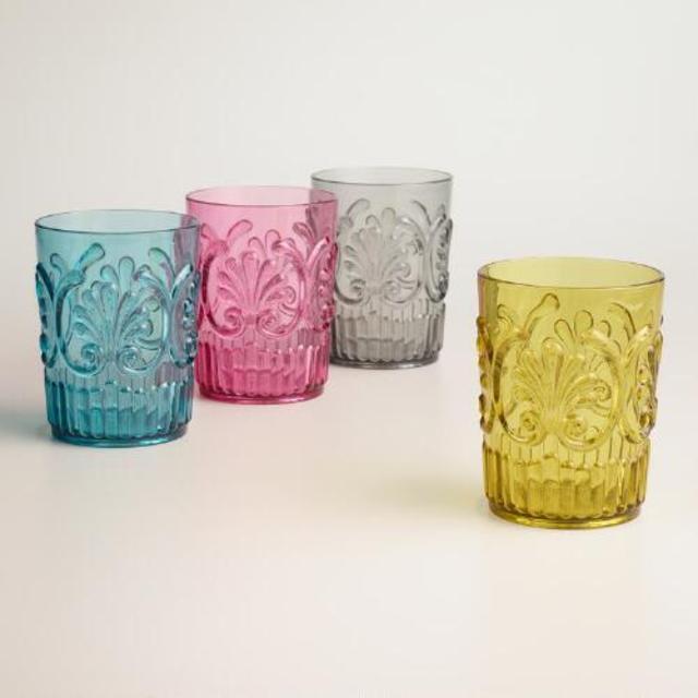 Acrylic Pacific Tumbler Glasses, Set of 2