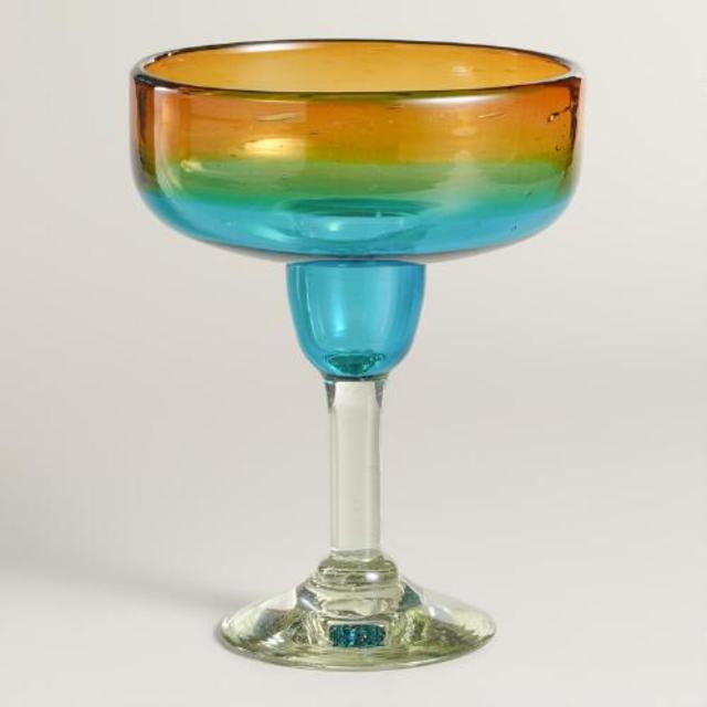 Ombre Margarita Monterey Glasses, Set of 4