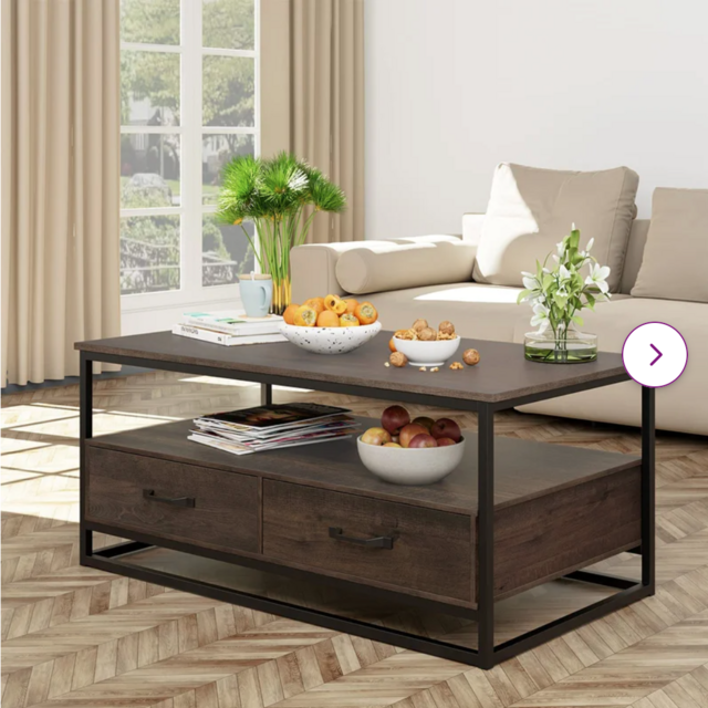 Southside Frame Coffee Table with Storage