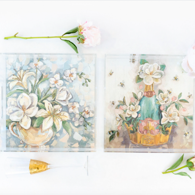Afternoon Delight Acrylic Tray