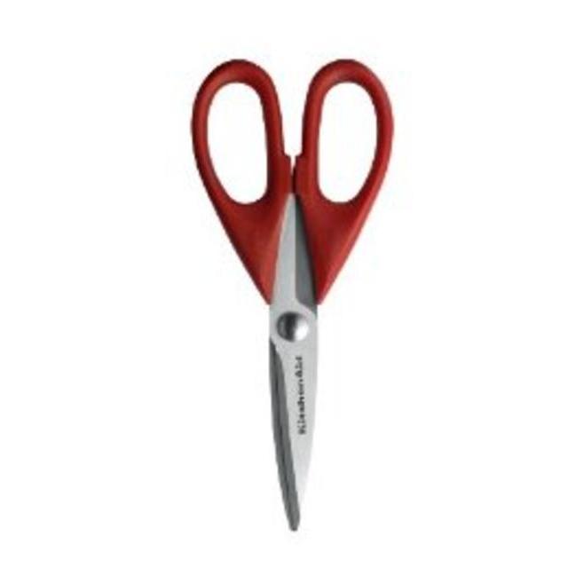 KitchenAid Classic Shears With Soft Grip, Red