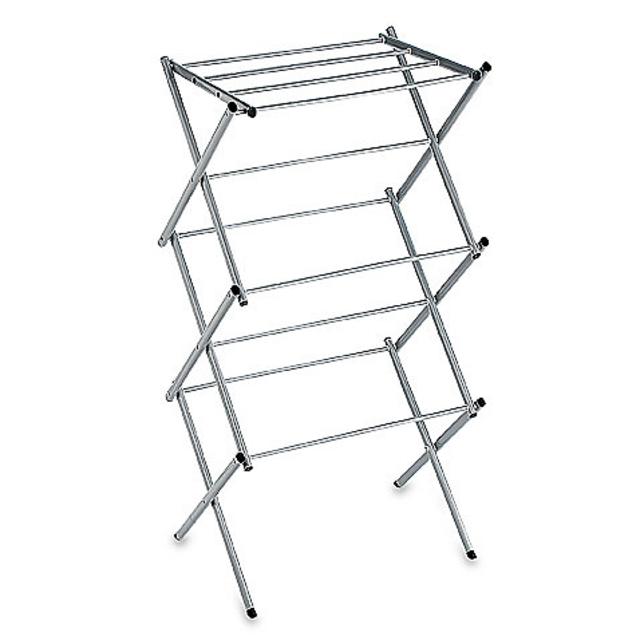 Polder® Compact Clothes Drying Rack in Drizzle