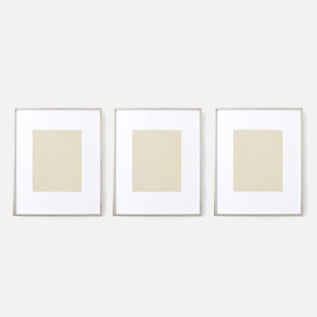 Gallery Frames - Polished Nickel (Set of 3)