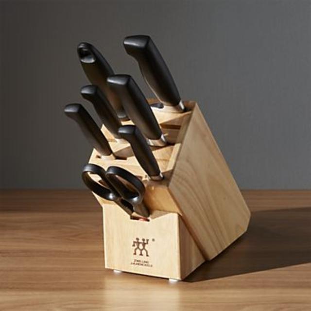 ZWILLING ® J.A. Henckels Four Star 40th Anniversary 8-Piece Knife Block Set