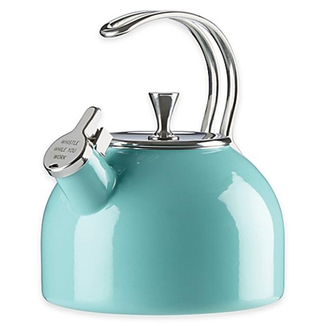 kate spade new york All in Good Taste 2.5 qt. Tea Kettle in Turquoise