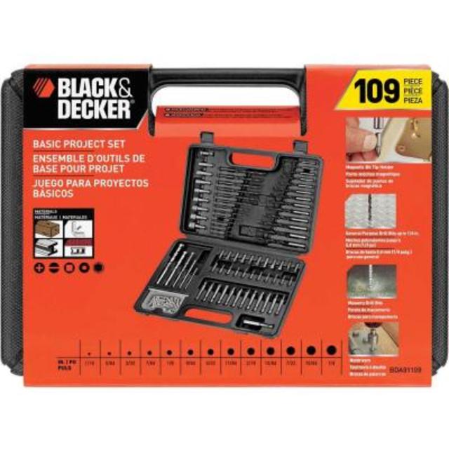Combination Drill and Screwdriver Set (109-Piece)