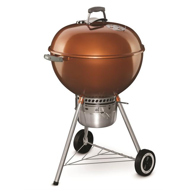 Weber Original Kettle Premium 22-in Copper Porcelain Enamel Charcoal Grill