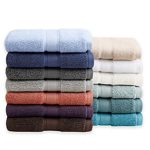 Madison Park 8-Piece Cotton Towel Set in Silver