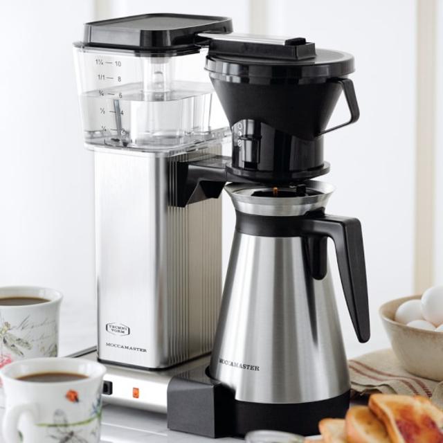 Technivorm Moccamaster Manual Drip Stop Coffee Maker with Thermal Carafe