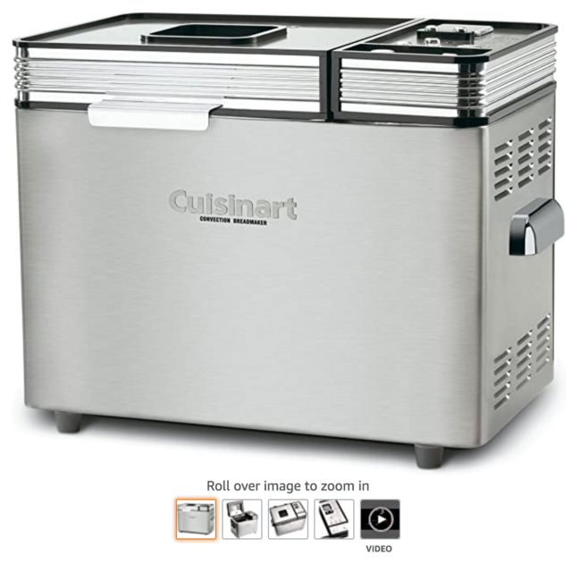 Cuisinart CBK-200 Convection Bread Maker, 12" x 16.5" x 10.25"