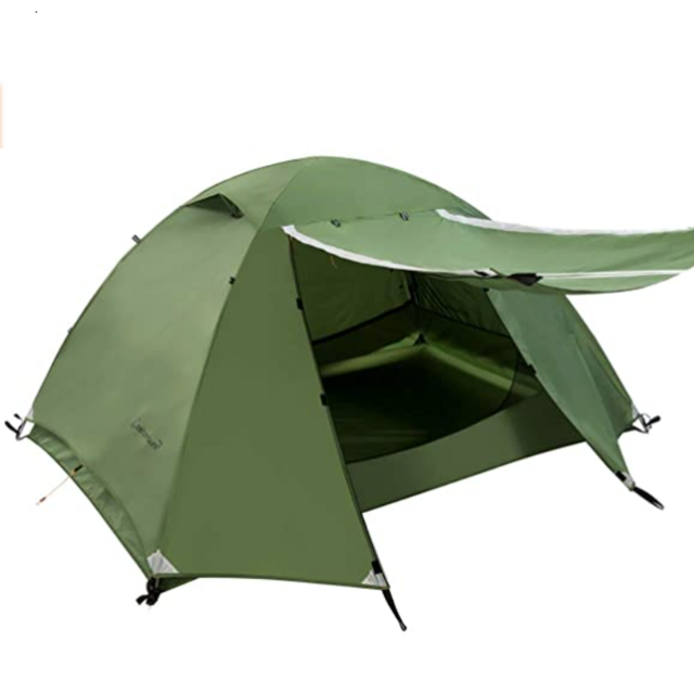 Clostnature Lightweight Backpacking Tent - 3 Season Ultralight Waterproof Camping Tent, Large Size Easy Setup Tent for Family, Outdoor, Hiking and Mountaineering