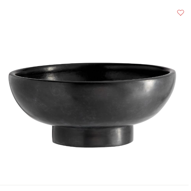 Orion Handcrafted Terracotta Bowls - Black