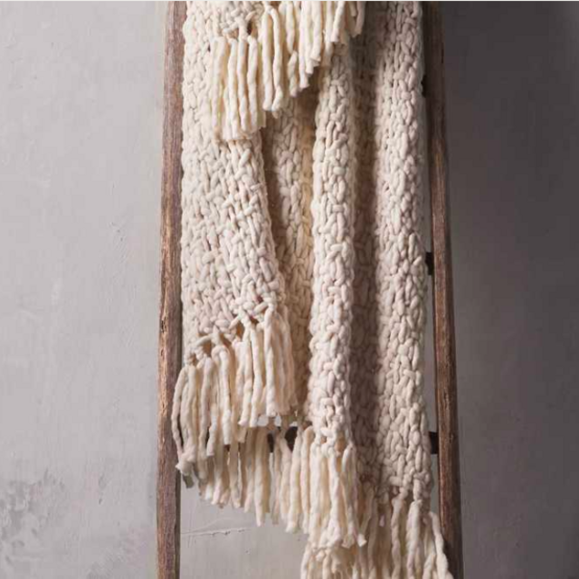 Chunky Knit Throw