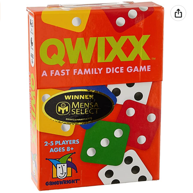 Gamewright Qwixx - A Fast Family Dice Game