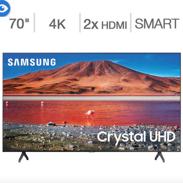 Samsung 70" - TU700D Series - 4K UHD LED LCD TV