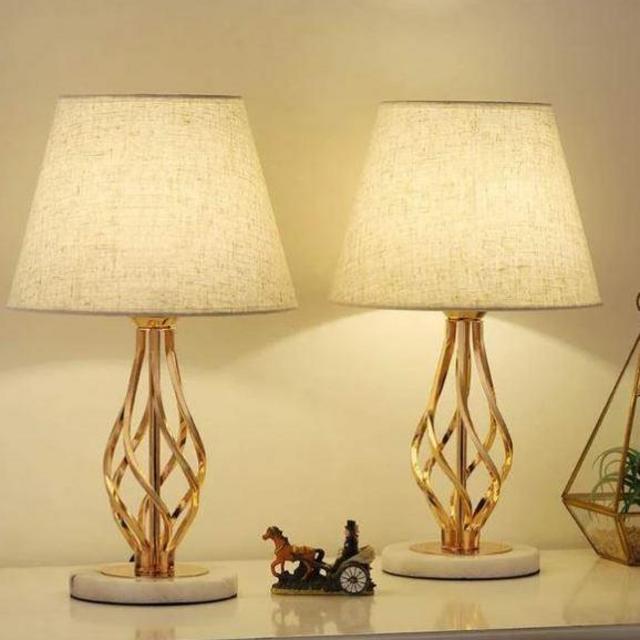 Kinsela Marble Table Lamp (Set of 2)