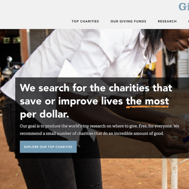 Charitable Contribution - Givewell.org