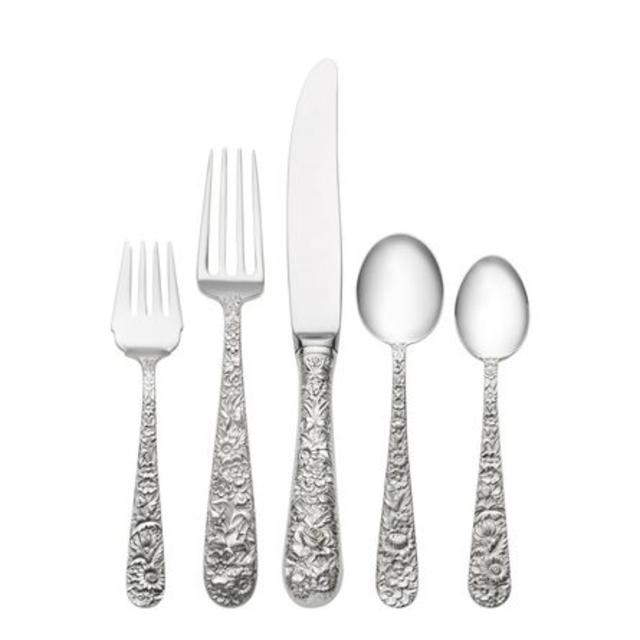 Kirk Stieff® Repousse 5 Piece Dinner Setting