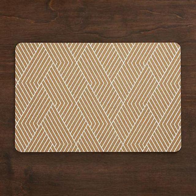 Etch Cork Placemat