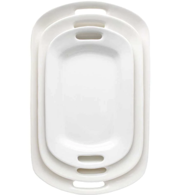 Handled Platter, Set of 3