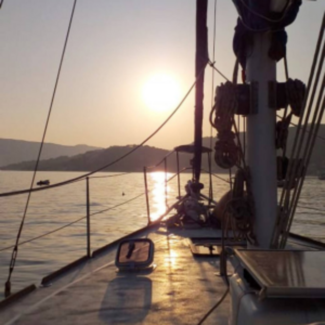 Yacht ride in the Bay of Kotor
