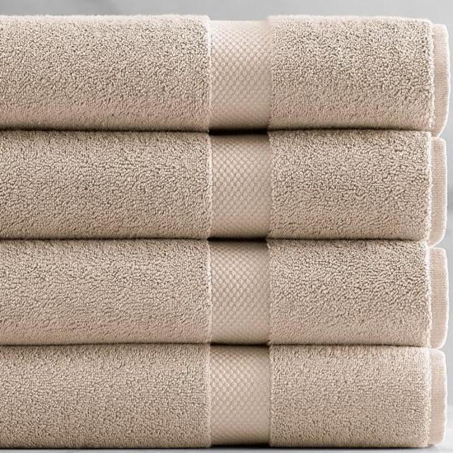 Restoration Hardware 802-Gram Turkish Towel Collection Bath Towels - Flax